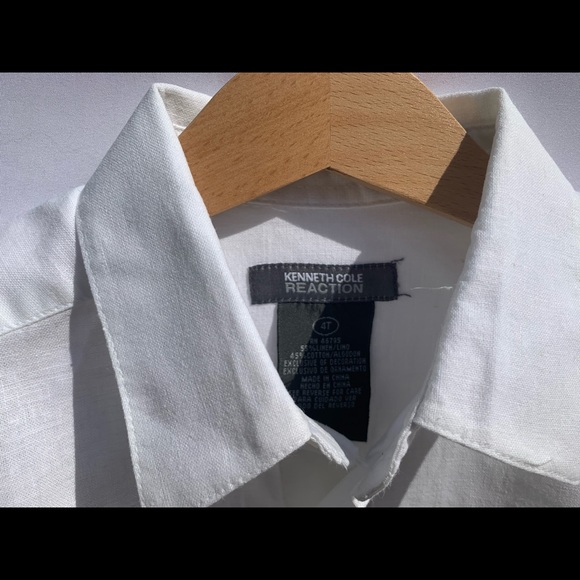 💯 original Kenneth Cole reaction Linen shirt & vest (sell as unit only) - Picture 4 of 5